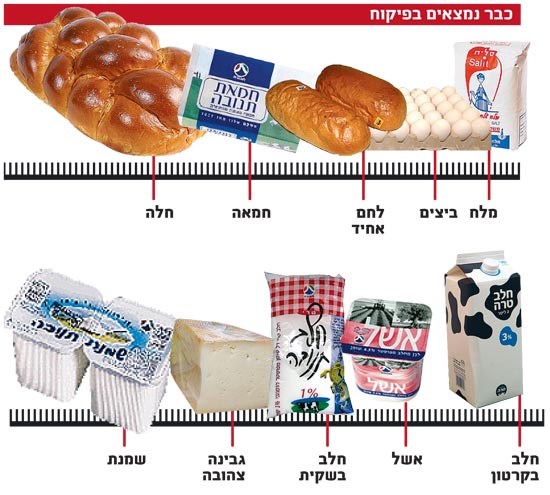סל מוצרים כבר נמצאים בפיקוח / צלם: תמר מצפי, אריאל ירוזולימסקי, איל יצהר, עינת לברון, יחצ